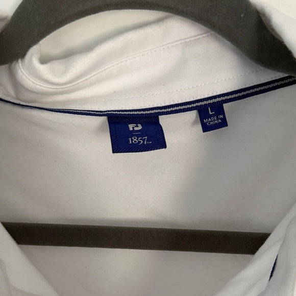 Men's White Polo Shirt - Picture 2 of 3